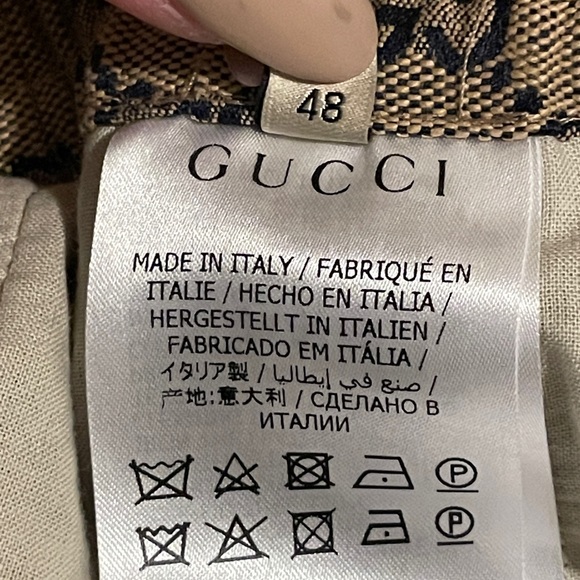 ****SOLD****   GUCCI GG canvas suit/paste blue - Picture 13 of 17